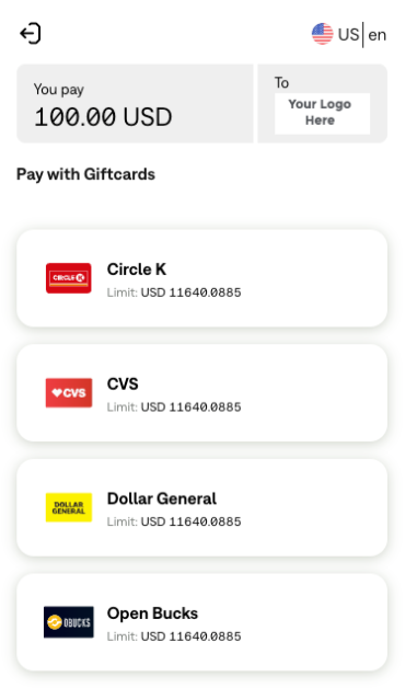 All gift cards