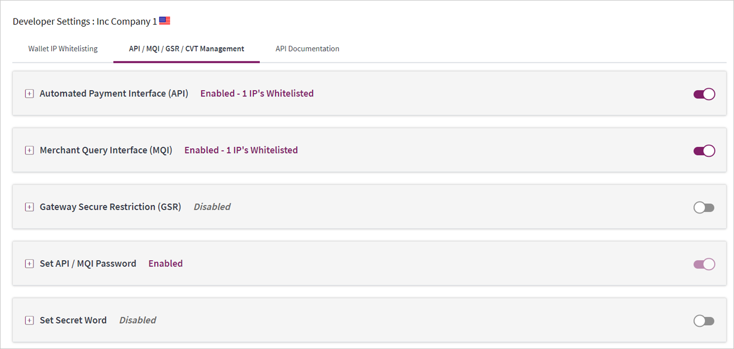 Enable the API and MQI