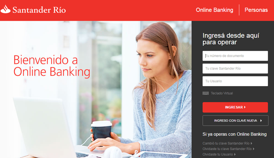 Manual bank transfer step 3 - log in to bank to make a manual transfer